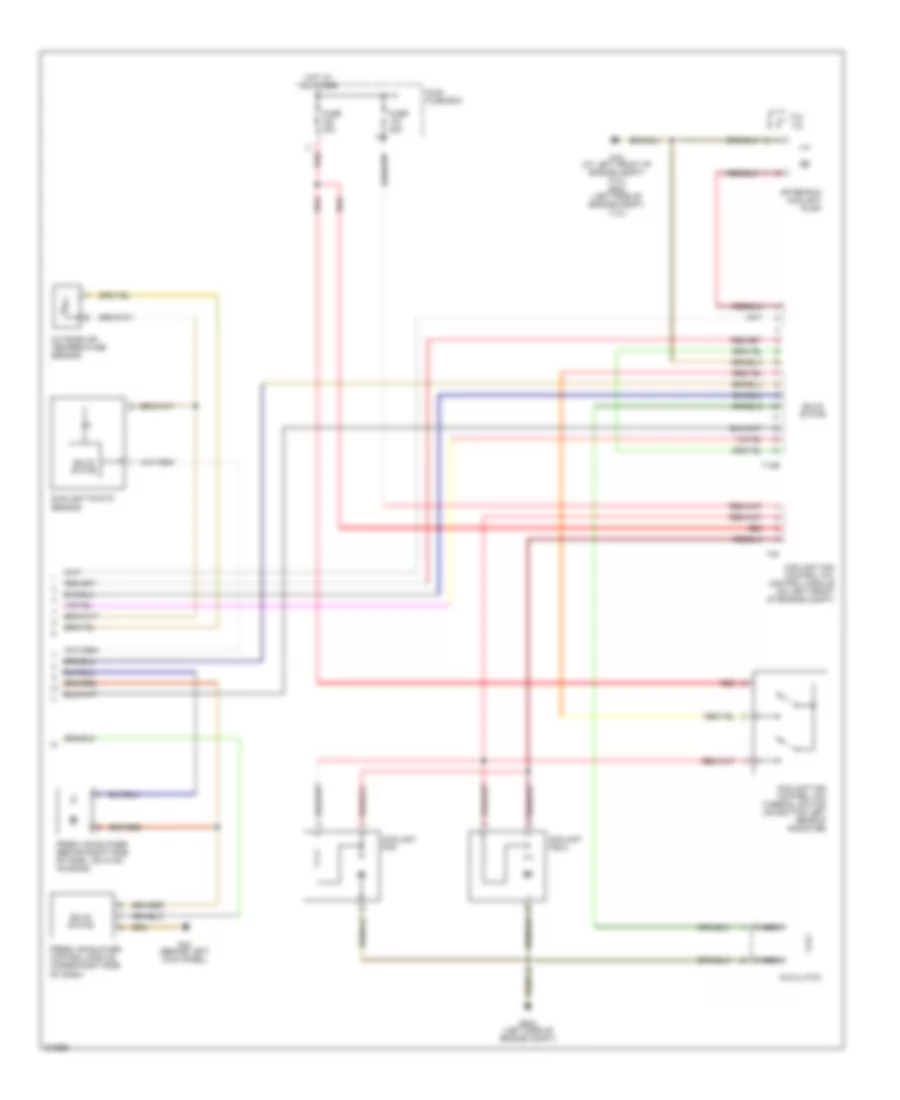 Automatic A C Wiring Diagram 2 of 2 for Audi TT Quattro 2006