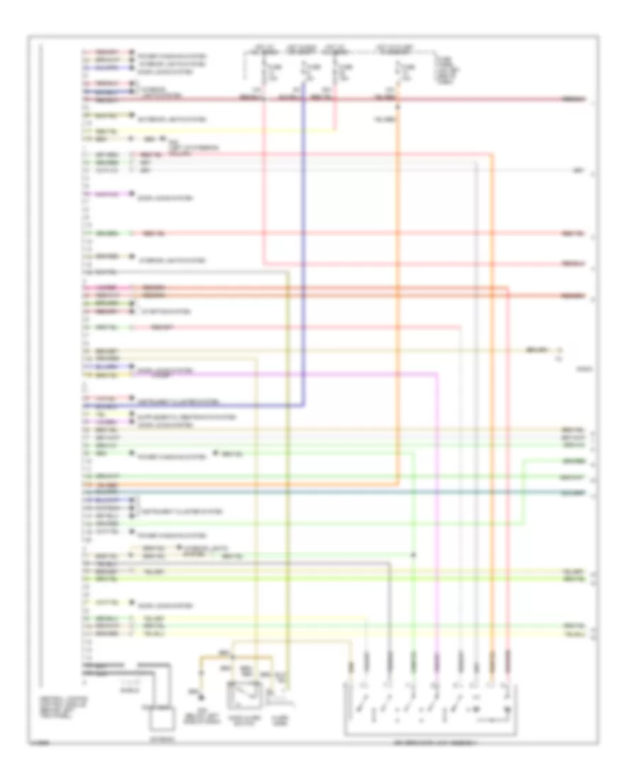 Anti theft Wiring Diagram Coupe 1 of 2 for Audi TT Quattro 2006