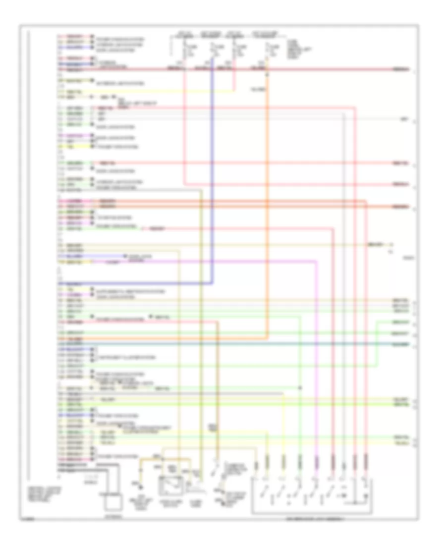 Anti theft Wiring Diagram Roadster 1 of 2 for Audi TT Quattro 2006