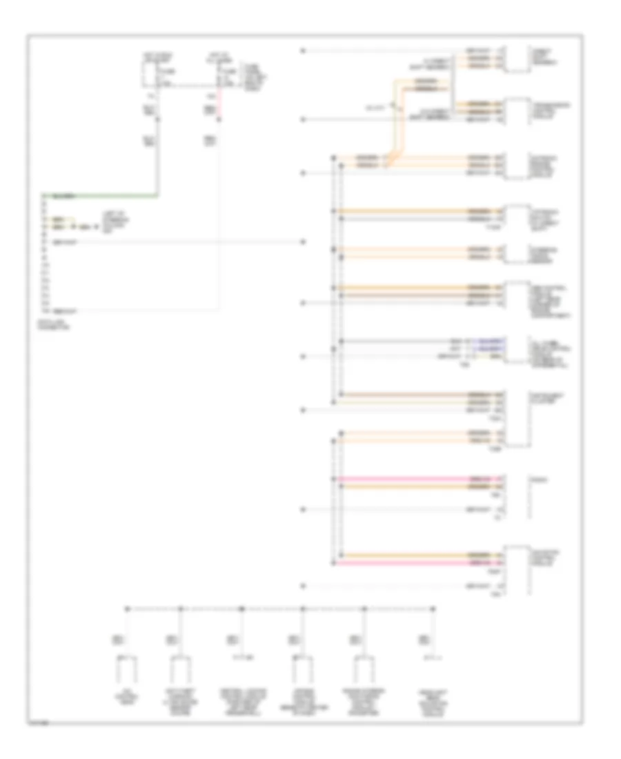 Computer Data Lines Wiring Diagram for Audi TT Quattro 2006