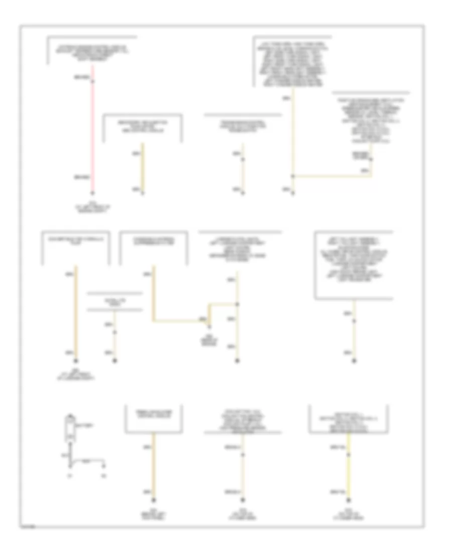 Ground Distribution Wiring Diagram 1 of 2 for Audi TT Quattro 2006