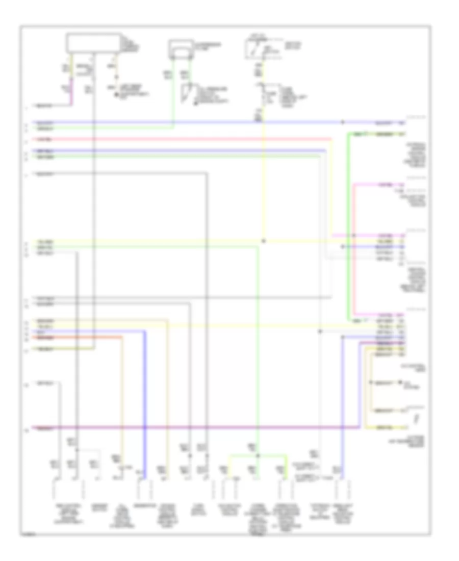 Instrument Cluster Wiring Diagram 2 of 2 for Audi TT Quattro 2006