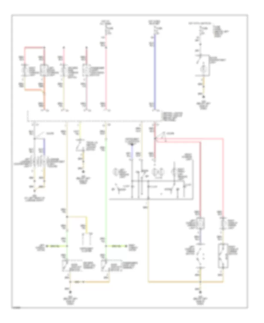 Courtesy Lamps Wiring Diagram Coupe for Audi TT Quattro 2006