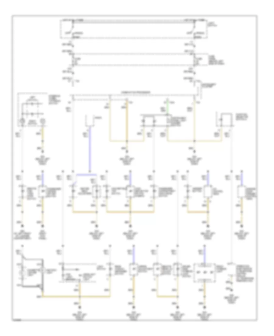 Instrument Illumination Wiring Diagram for Audi TT Quattro 2006