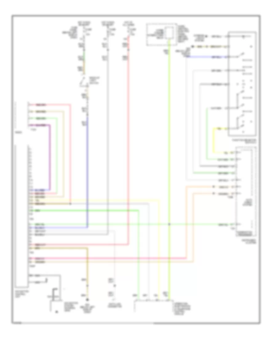 Navigation Wiring Diagram for Audi TT Quattro 2006