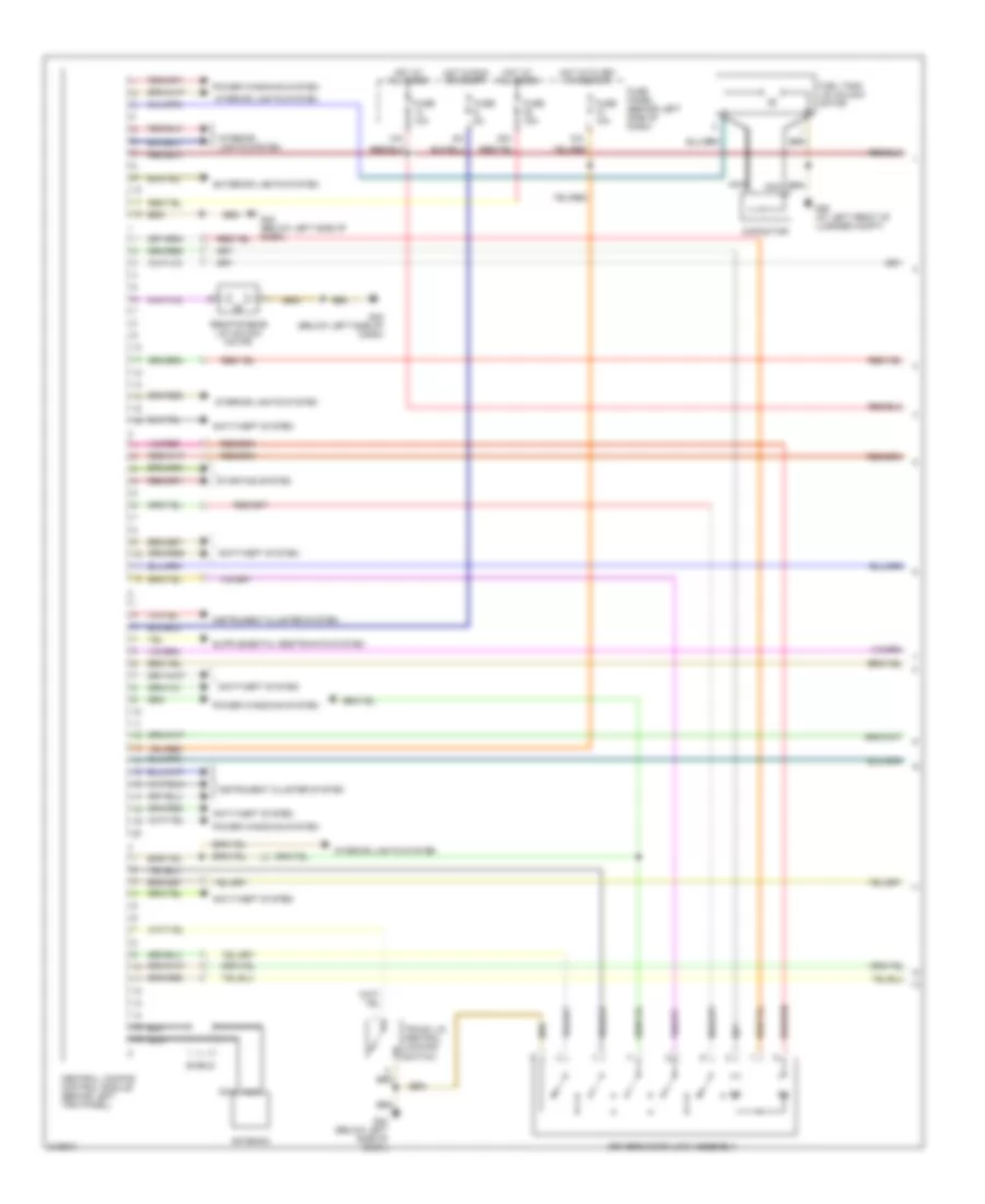 Power Door Locks Wiring Diagram Coupe 1 of 2 for Audi TT Quattro 2006