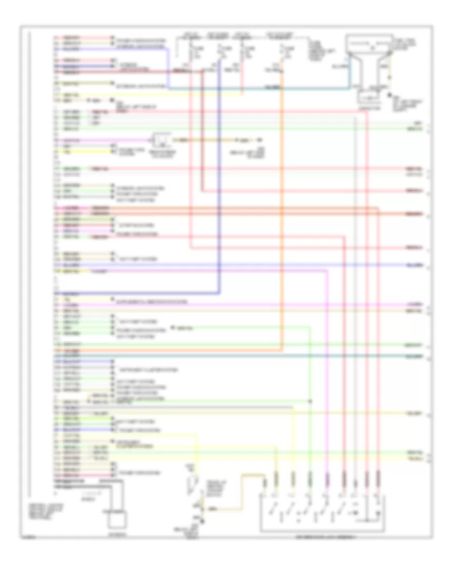 Power Door Locks Wiring Diagram Roadster 1 of 2 for Audi TT Quattro 2006