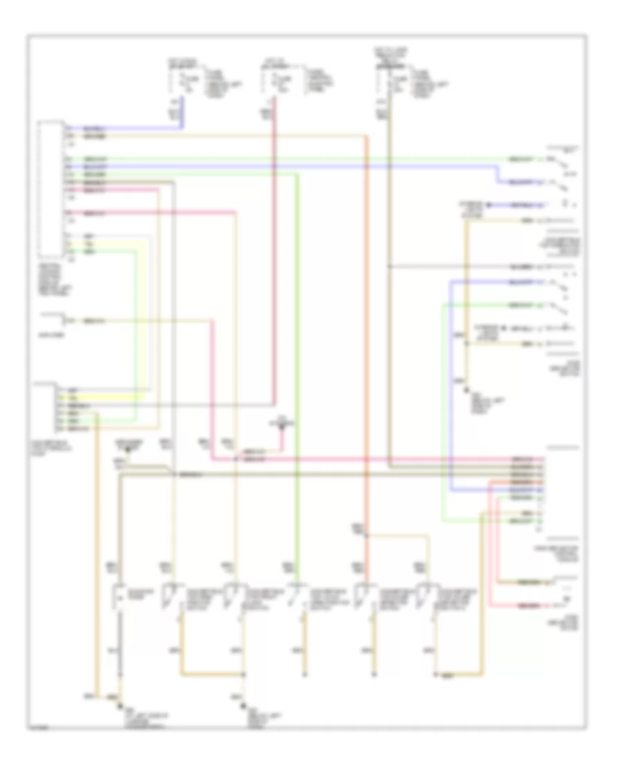 Convertible Top Wiring Diagram for Audi TT Quattro 2006