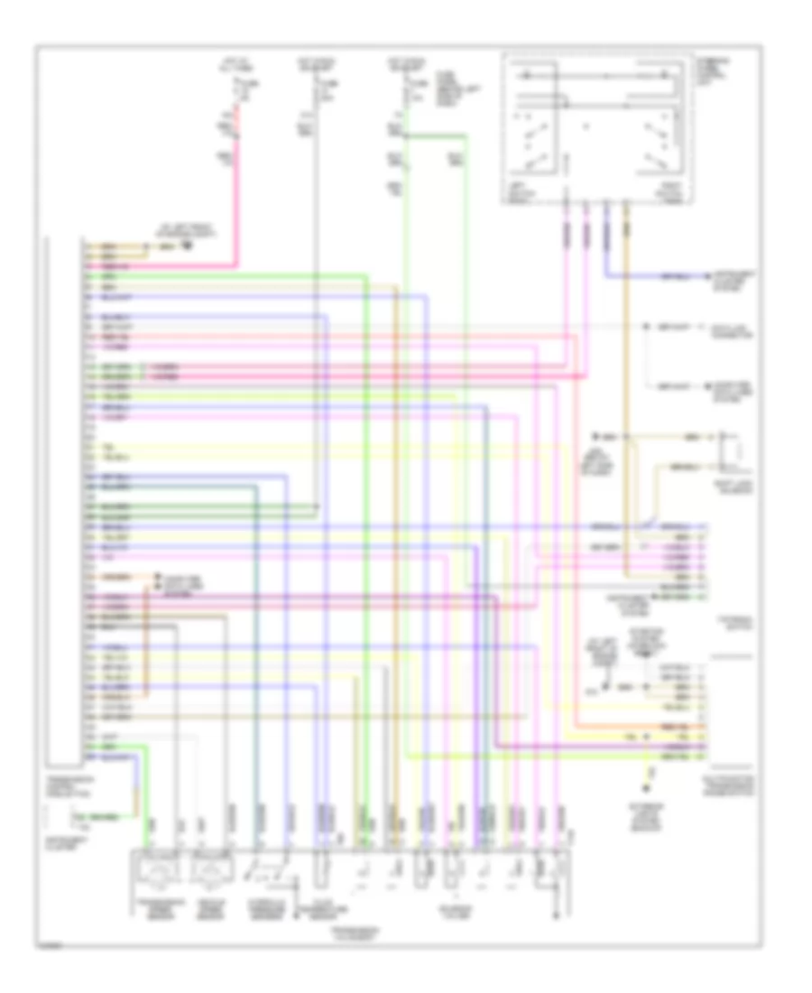 A T Wiring Diagram without Direct Shift for Audi TT Quattro 2006