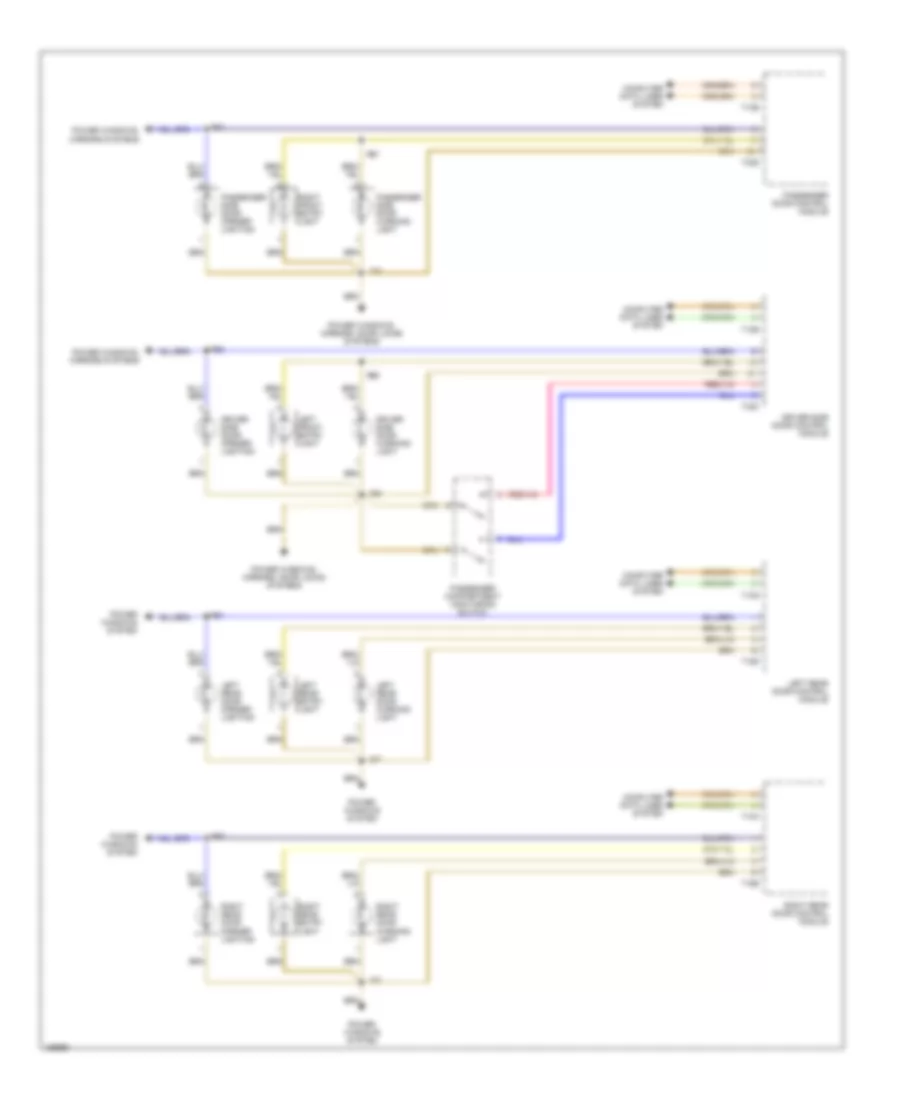 Courtesy Lamps Wiring Diagram, Avant (2 of 2) for Audi A4 Quattro 2002