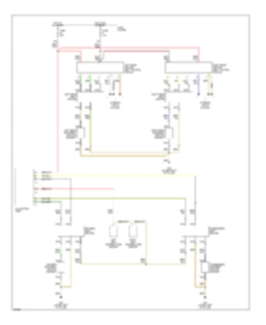 Heated Seats Wiring Diagram for Audi A4 Quattro 2002