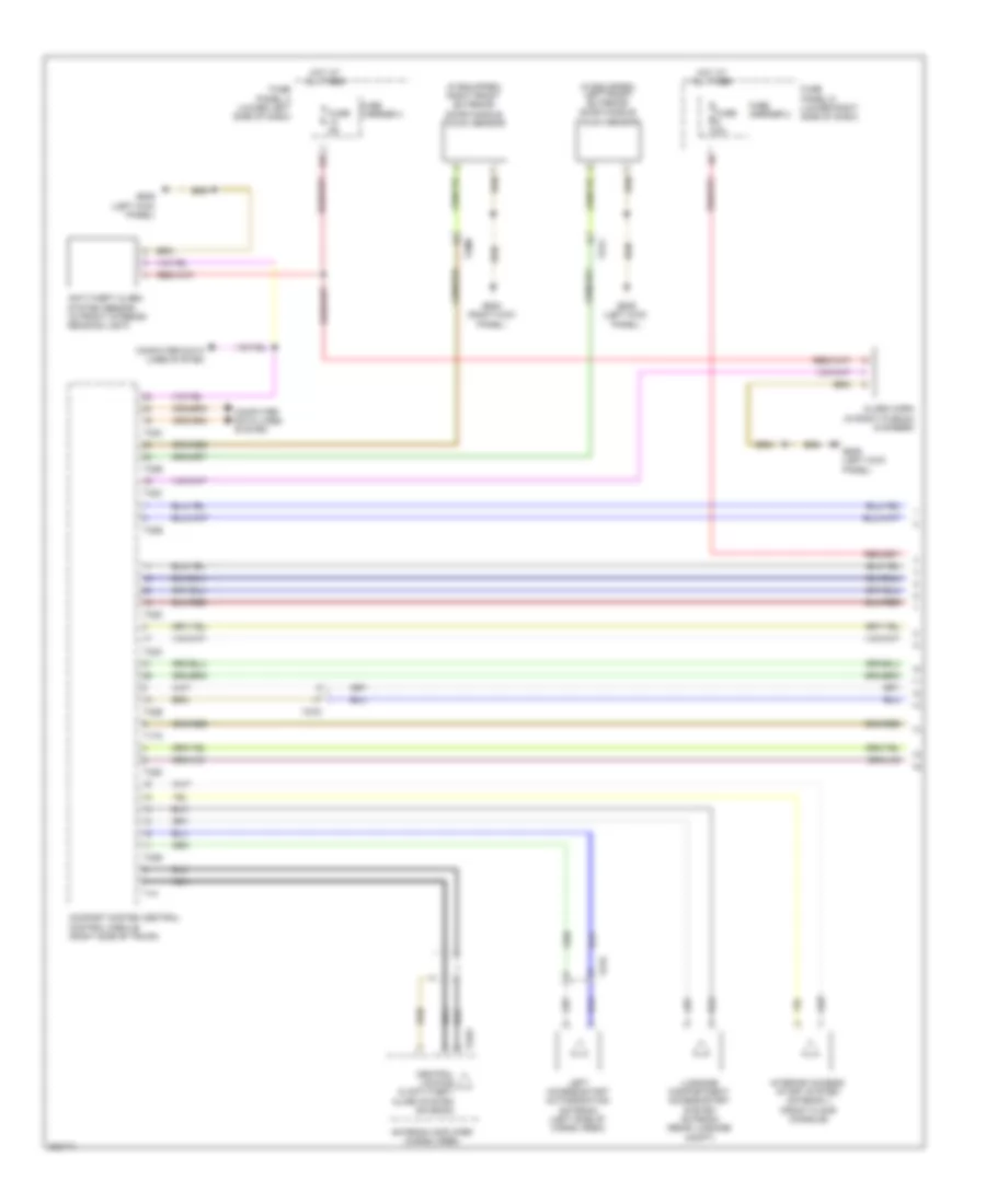 Anti theft Wiring Diagram 1 of 2 for Audi Q5 2 0T 2012