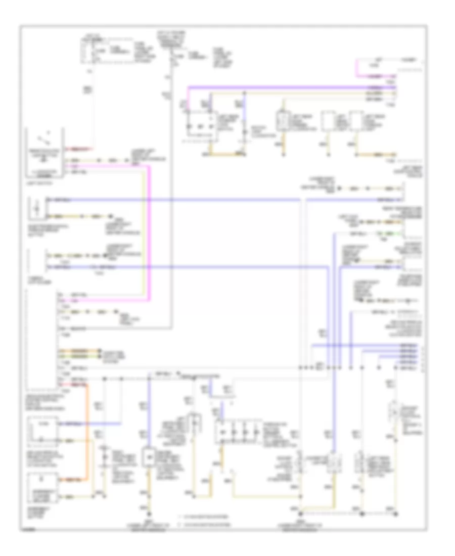 Instrument Illumination Wiring Diagram (1 of 2) for Audi Q5 2.0T 2012