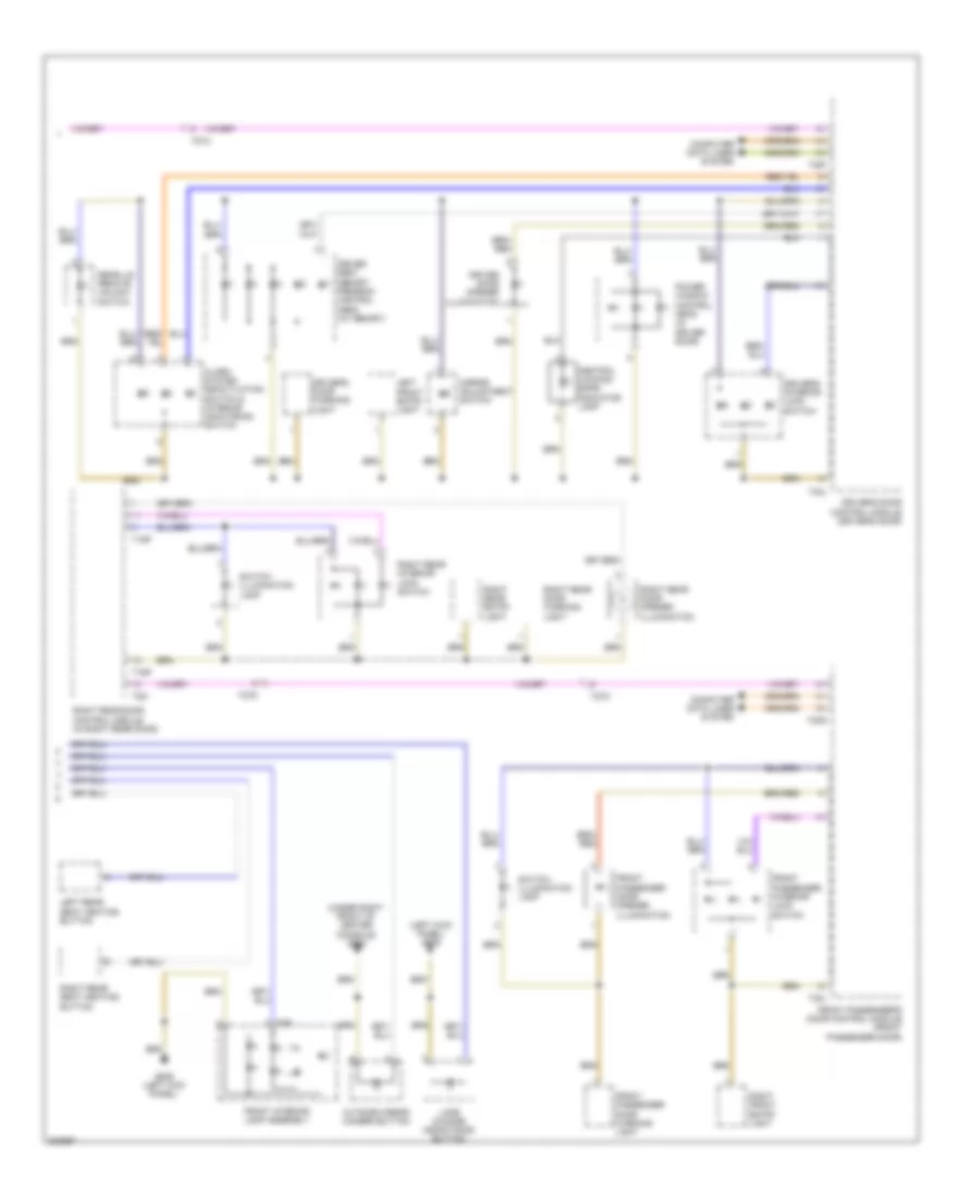 Instrument Illumination Wiring Diagram (2 of 2) for Audi Q5 2.0T 2012