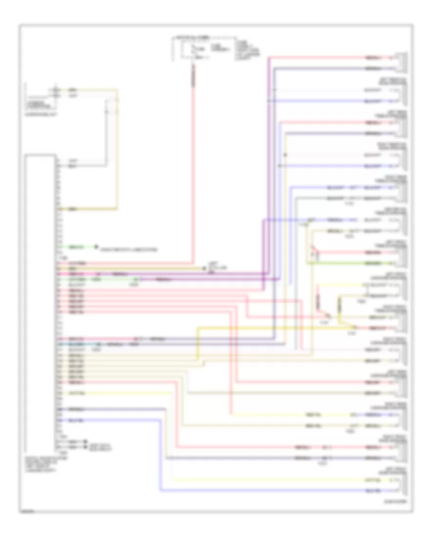 Navigation Wiring Diagram Premium MMI 2 of 2 for Audi Q5 2 0T 2012