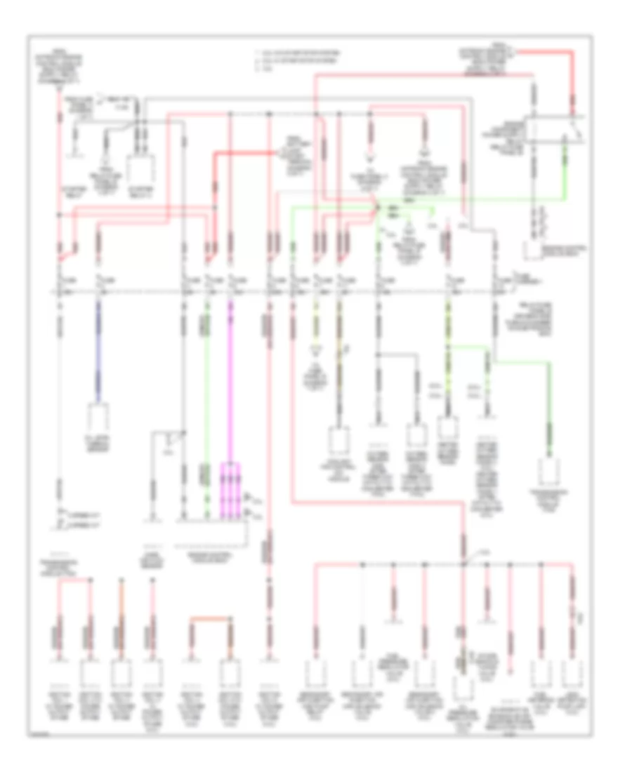 Power Distribution Wiring Diagram 5 of 7 for Audi Q5 2 0T 2012