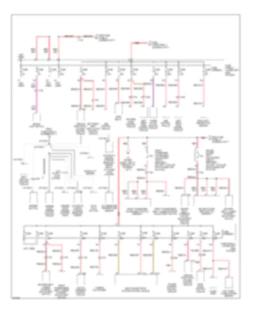 Power Distribution Wiring Diagram (6 of 7) for Audi Q5 2.0T 2012