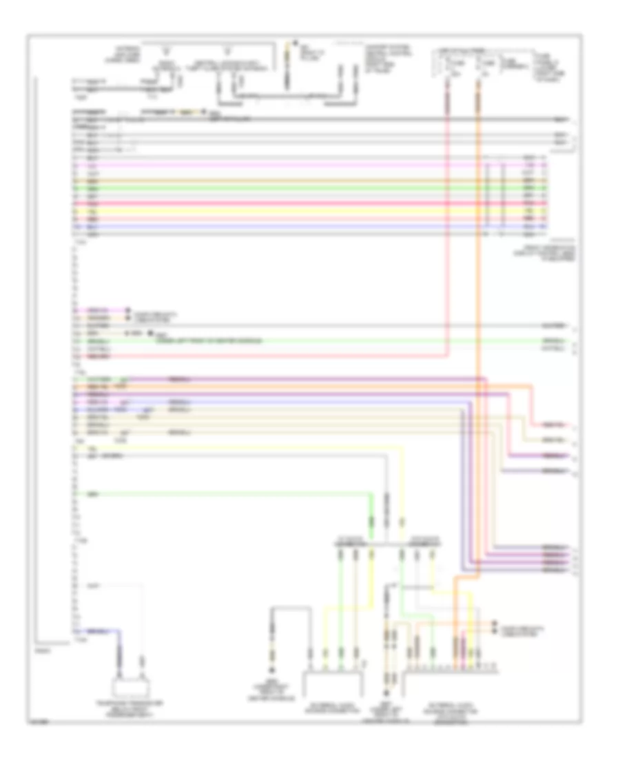 Radio Wiring Diagram, Basic Infotainment (1 of 2) for Audi Q5 2.0T 2012