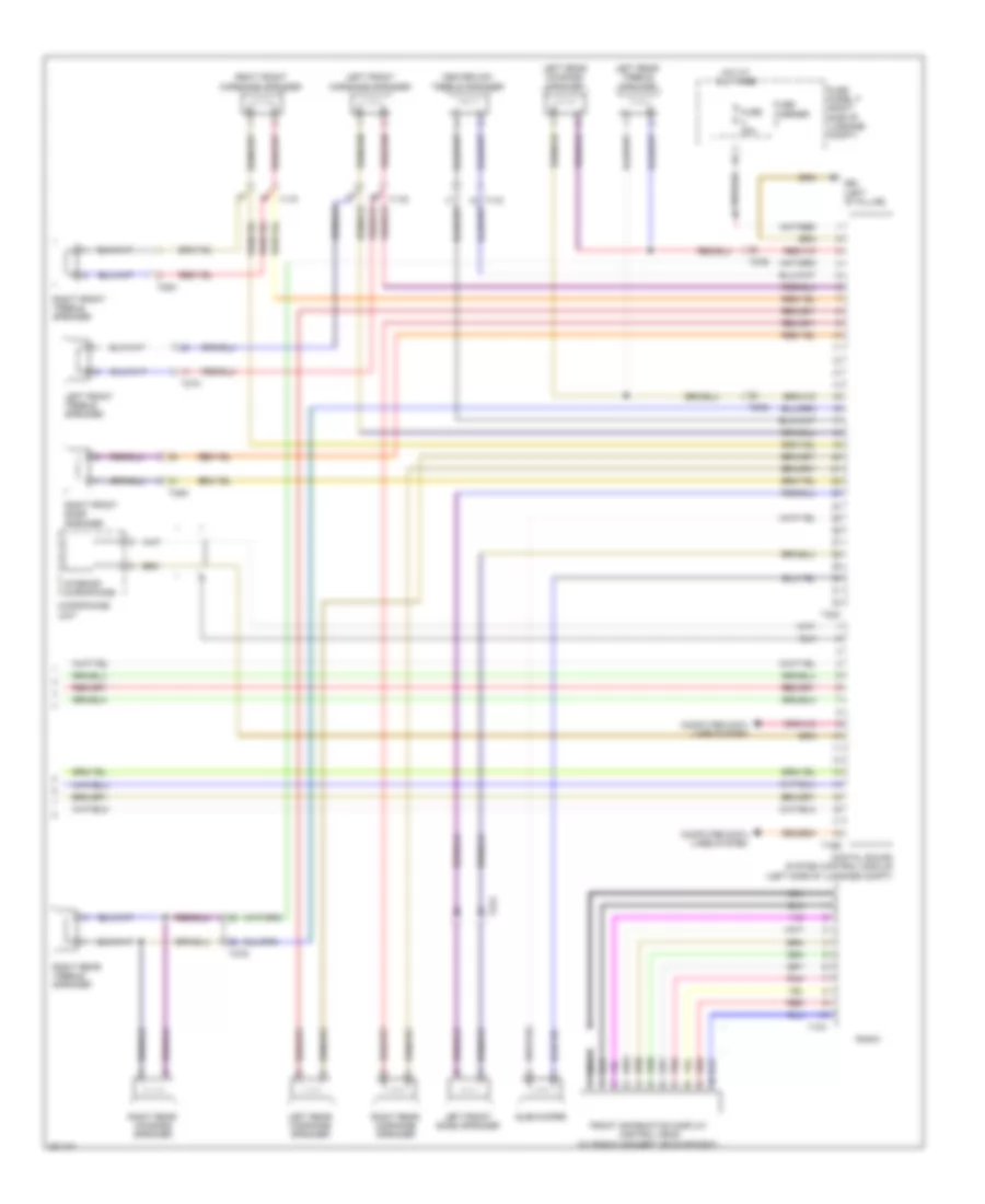 Radio Wiring Diagram, Premium Infotainment (2 of 2) for Audi Q5 2.0T 2012