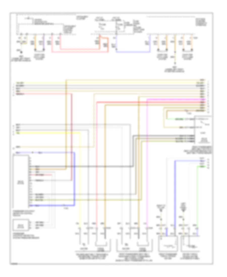 Supplemental Restraints Wiring Diagram (2 of 3) for Audi Q5 2.0T 2012