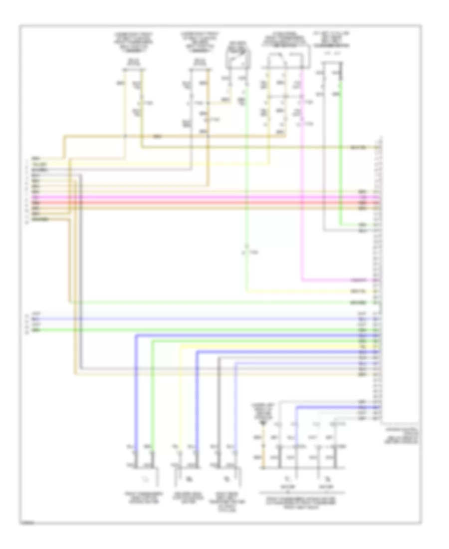 Supplemental Restraints Wiring Diagram (3 of 3) for Audi Q5 2.0T 2012