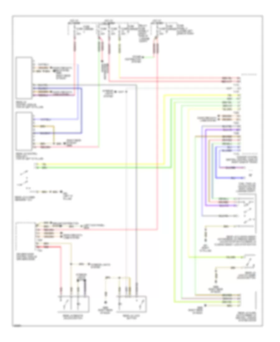 Trunk  Fuel Door Release Wiring Diagram for Audi Q5 2.0T 2012