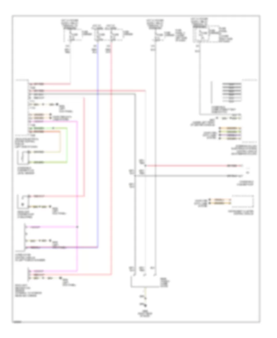 WiperWasherHeadlamp Washer Wiring Diagram for Audi Q5 2.0T 2012