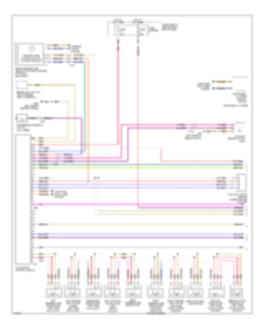 Automatic AC Wiring Diagram, Comfort (1 of 3) for Audi A4 Premium 2014