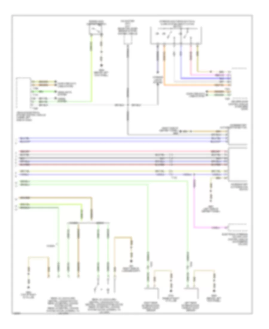 Anti theft Wiring Diagram 2 of 2 for Audi A4 Premium 2014