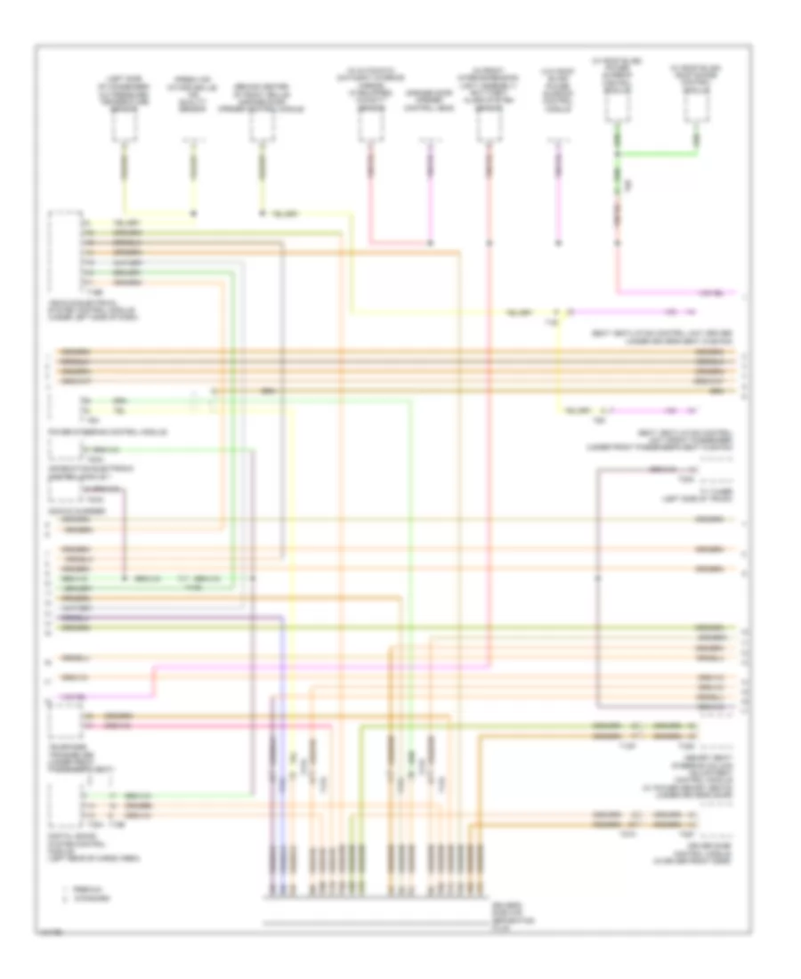 Computer Data Lines Wiring Diagram (2 of 3) for Audi A4 Premium 2014