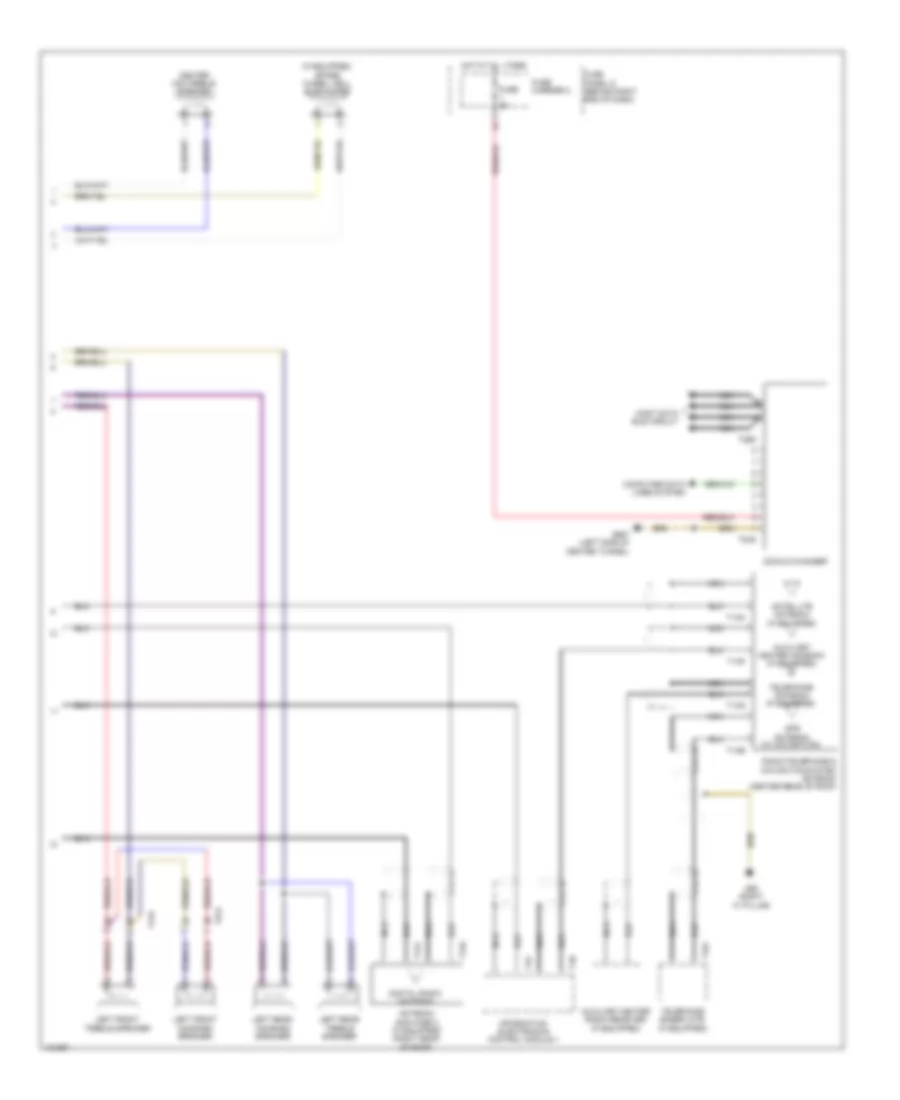 Radio Wiring Diagram Standard MMI 2 of 2 for Audi A4 Premium 2014