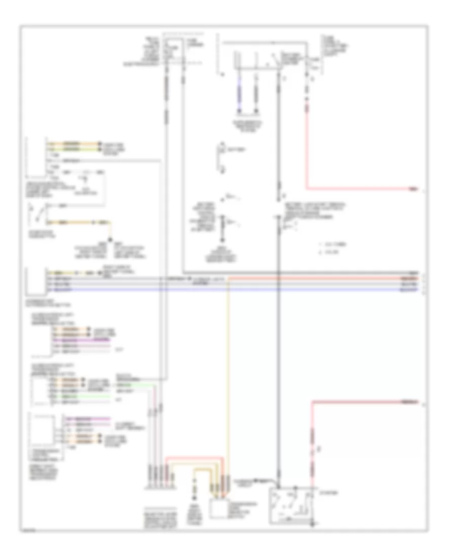 Starting Wiring Diagram (1 of 2) for Audi A4 Premium 2014