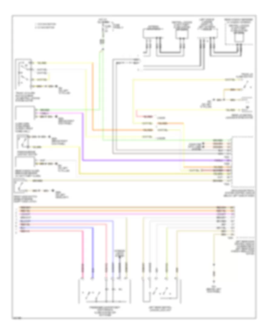 Anti-theft Wiring Diagram (2 of 2) for Audi A3 2.0T 2010