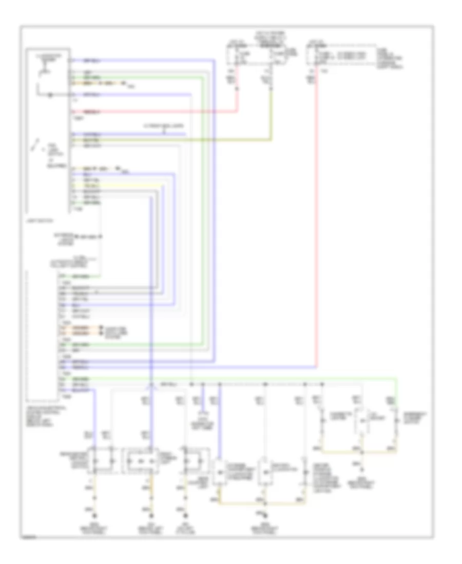 Instrument Illumination Wiring Diagram 1 of 2 for Audi A3 2 0T 2010