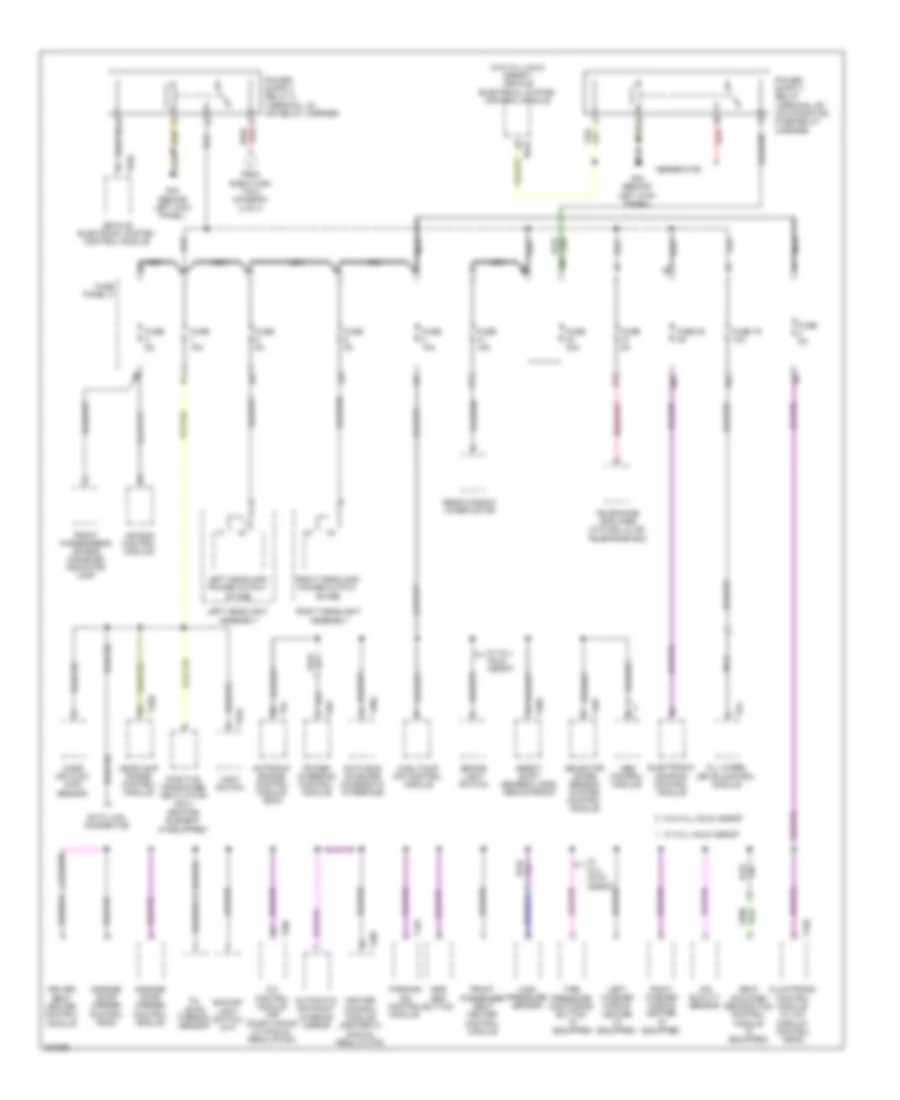 2.0L Turbo, Power Distribution Wiring Diagram, BPY (3 of 4) for Audi A3 2.0T 2010
