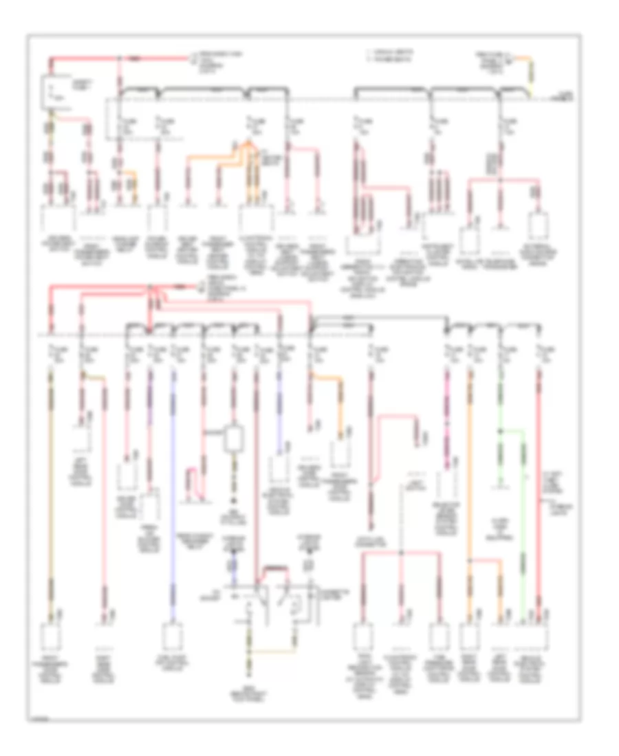 2.0L Turbo, Power Distribution Wiring Diagram, BPY (4 of 4) for Audi A3 2.0T 2010