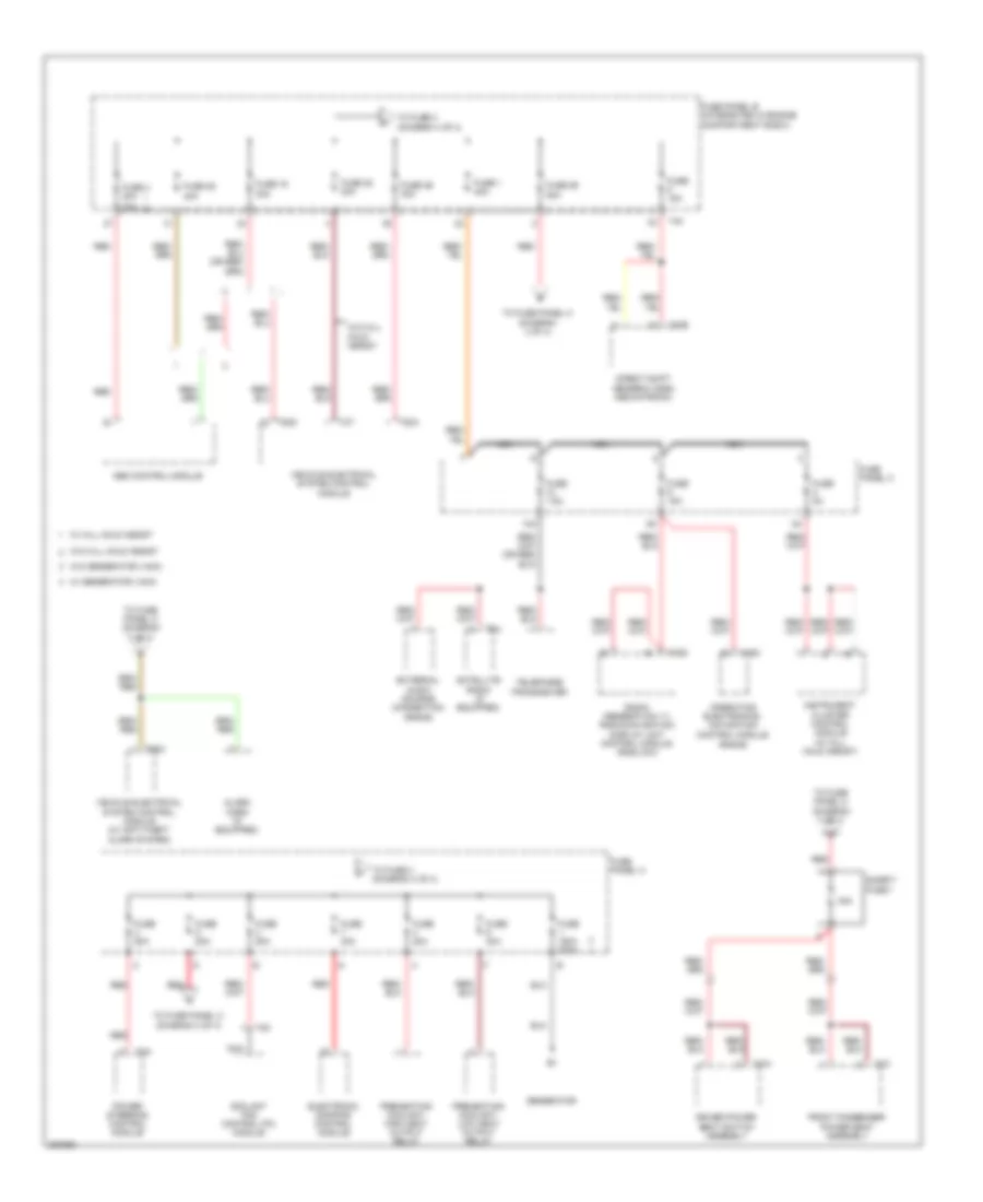 2.0L Turbo Diesel, Power Distribution Wiring Diagram, CBEA (2 of 4) for Audi A3 2.0T 2010