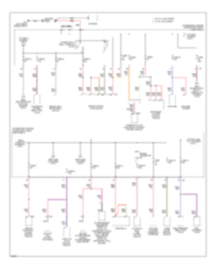 2.0L Turbo Diesel, Power Distribution Wiring Diagram, CBEA (4 of 4) for Audi A3 2.0T 2010