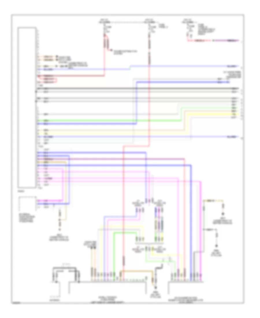 Bose Radio Wiring Diagram 1 of 2 for Audi A3 2 0T 2010
