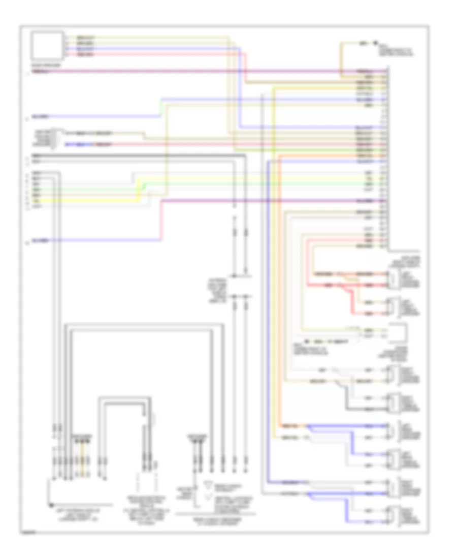 Bose Radio Wiring Diagram 2 of 2 for Audi A3 2 0T 2010