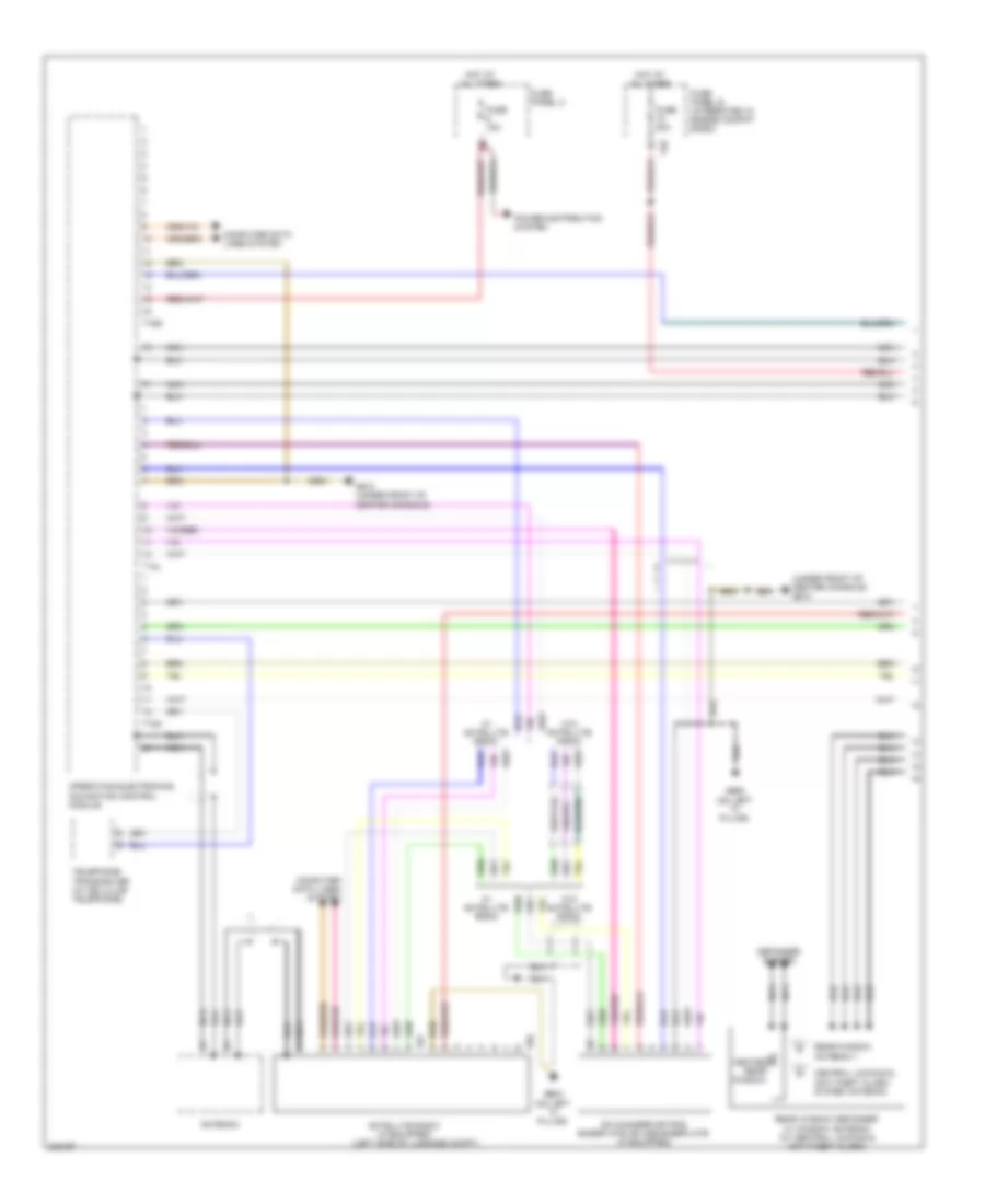 Radio Wiring Diagram with RNS E with Bose 1 of 3 for Audi A3 2 0T 2010