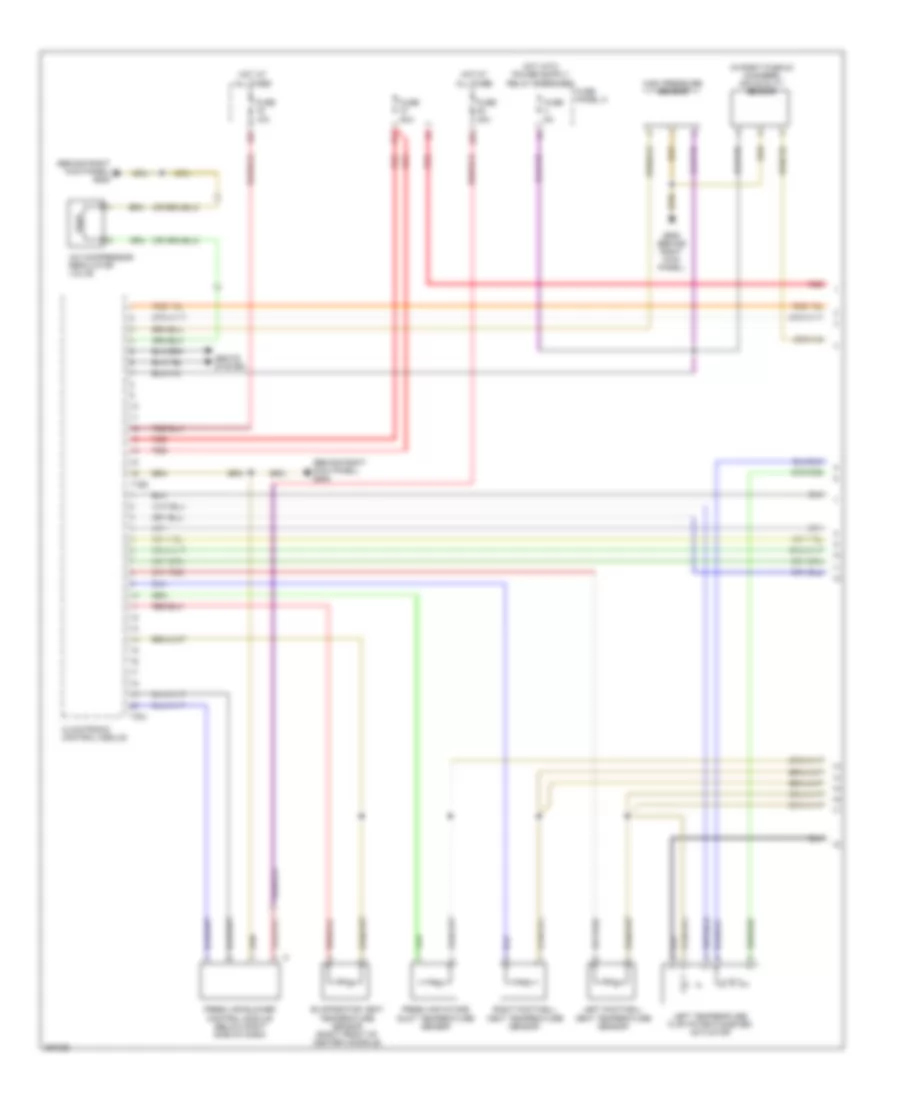Automatic AC Wiring Diagram, Early Production (1 of 3) for Audi A3 2007