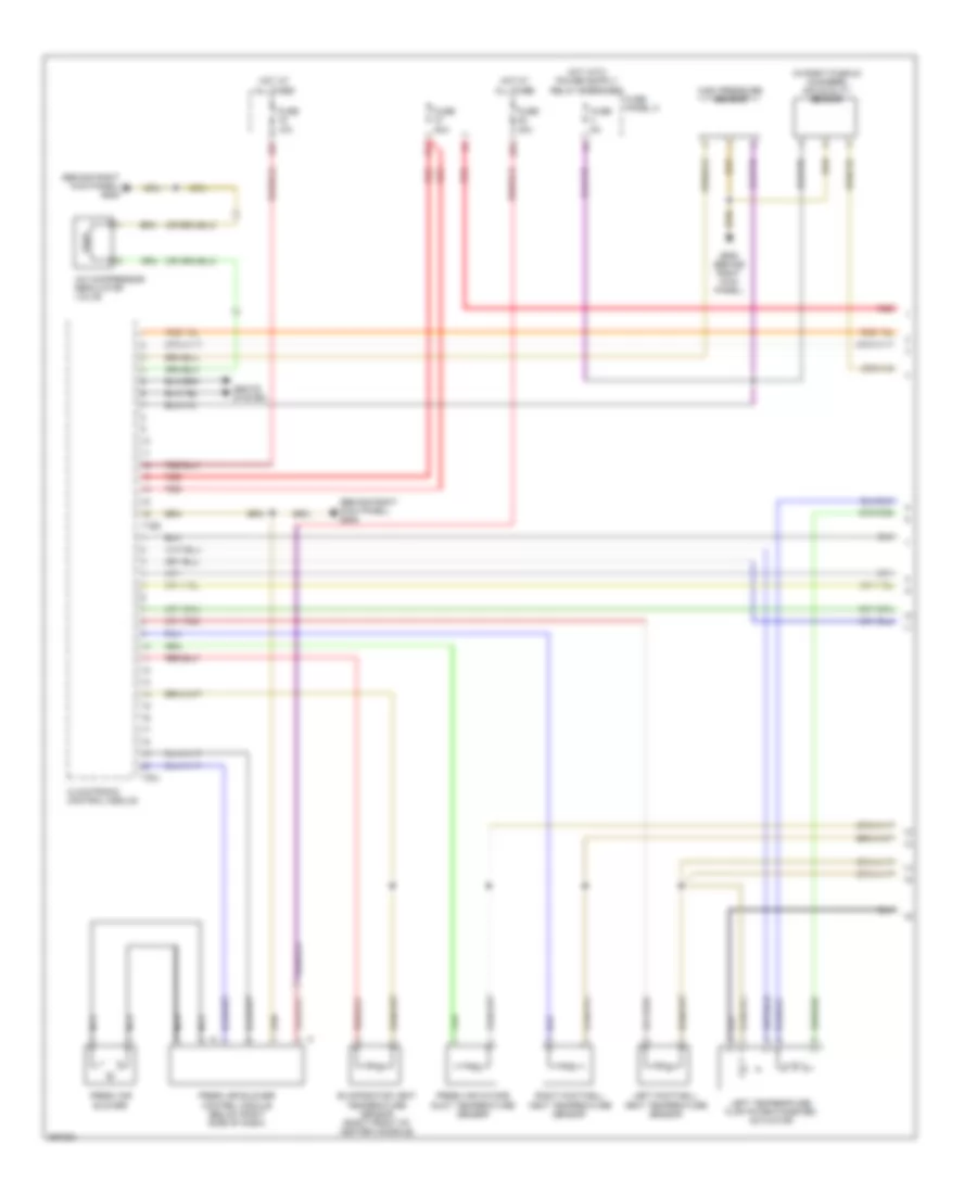 Automatic A C Wiring Diagram Late Production 1 of 3 for Audi A3 2007