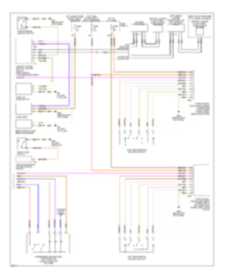 Anti theft Wiring Diagram Late Production 2 of 2 for Audi A3 2007