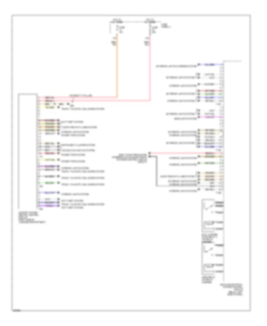 Body Computer Module Wiring Diagram 1 of 2 for Audi A3 2007
