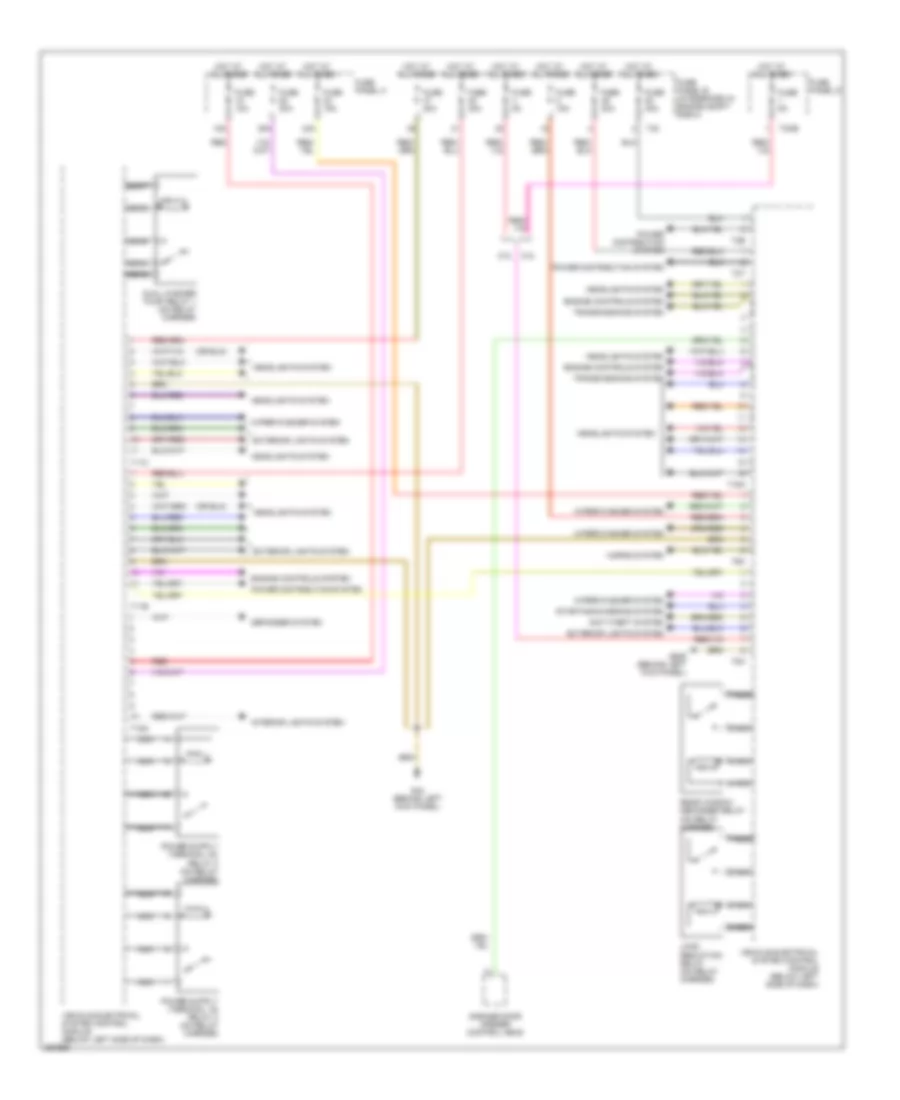 Body Computer Module Wiring Diagram 2 of 2 for Audi A3 2007
