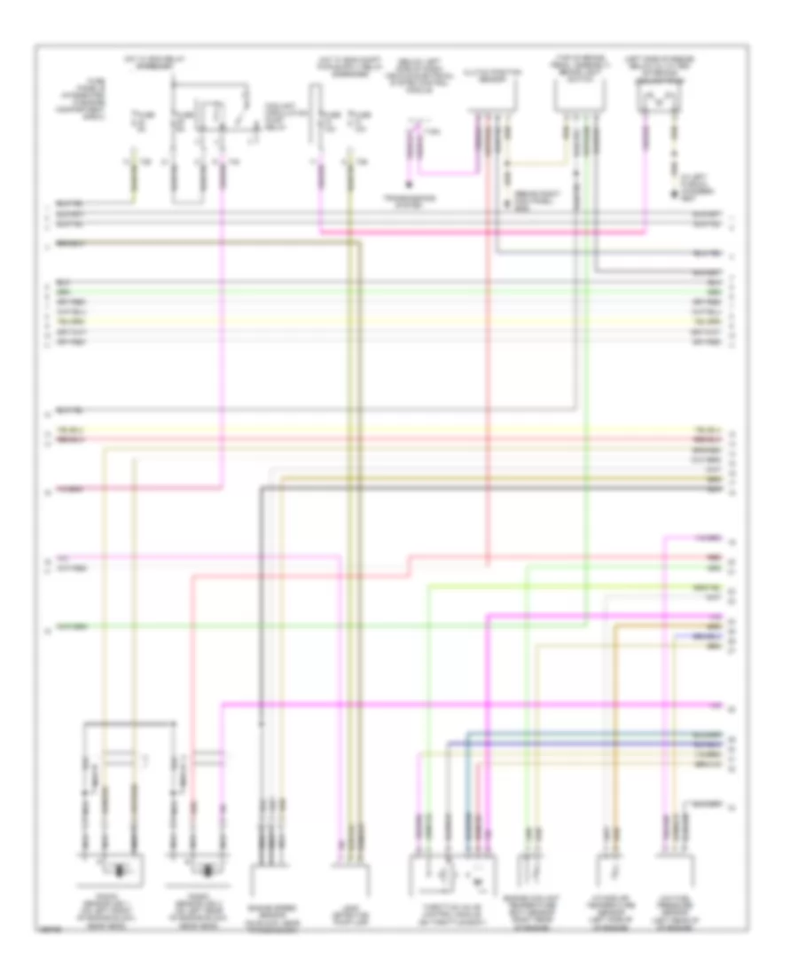 2.0L Turbo, Engine Performance Wiring Diagram (2 of 5) for Audi A3 2007