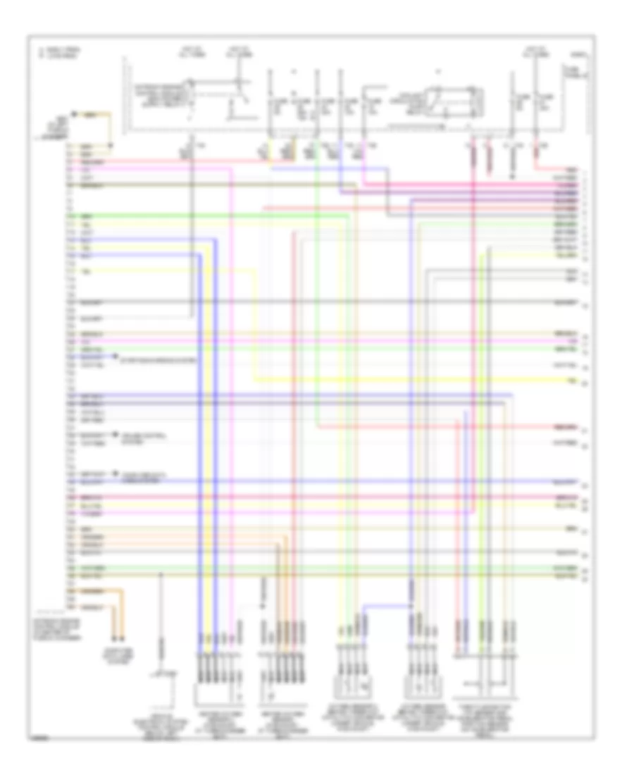 3.2L, Engine Performance Wiring Diagram (1 of 5) for Audi A3 2007