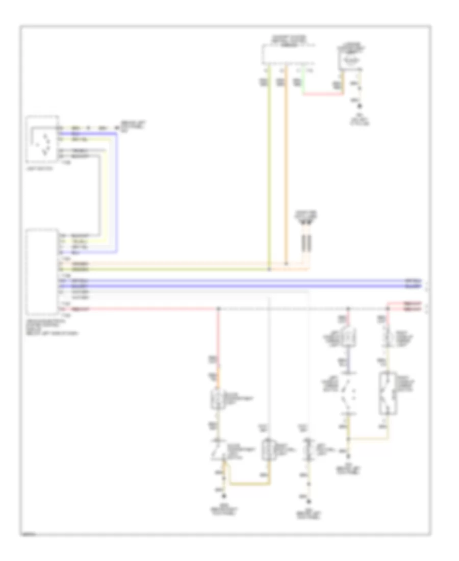 Courtesy Lamps Wiring Diagram Early Production 1 of 2 for Audi A3 2007