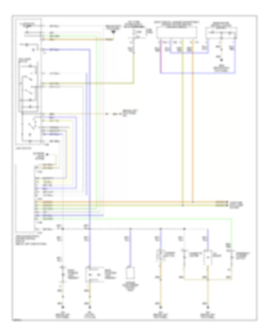 Instrument Illumination Wiring Diagram Early Production 1 of 2 for Audi A3 2007